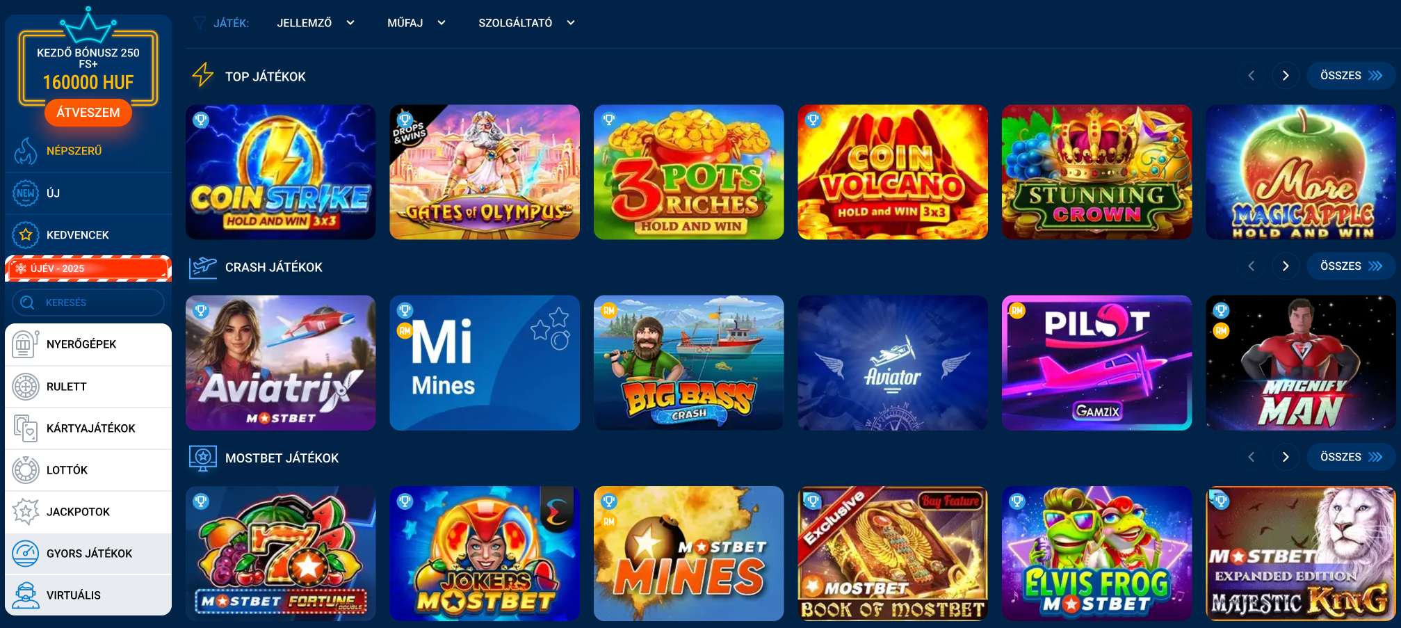 mostbet-casino-games